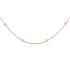 Choker argint cu bilute placat cu aur roz DiAmanti Z1845NRG-DIA (Argint 925‰ 1,8 g.)